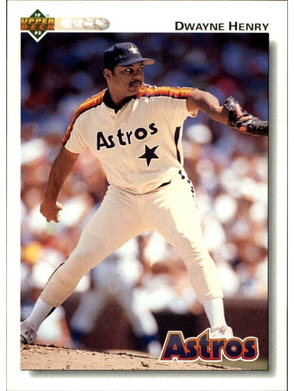 Dwayne Henry 1992 Upper Deck MLB #430 Baseball Card Houston Astros